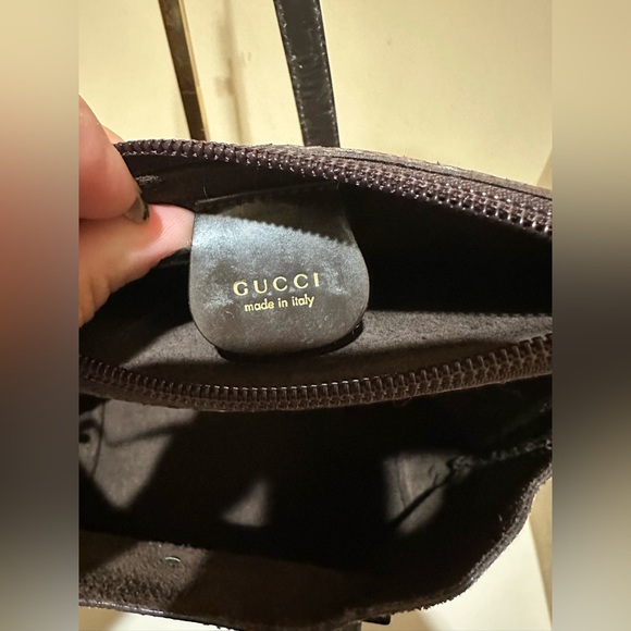 Gucci Python Open Tote W/Attached Pouch - Picture 10 of 11